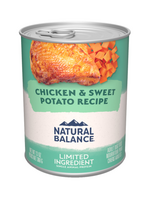 Natural Balance Natural Balance L.I.D. Canned Wet Dog Food, Grain Free Chicken & Sweet Potato - 13 oz, CASE OF 12