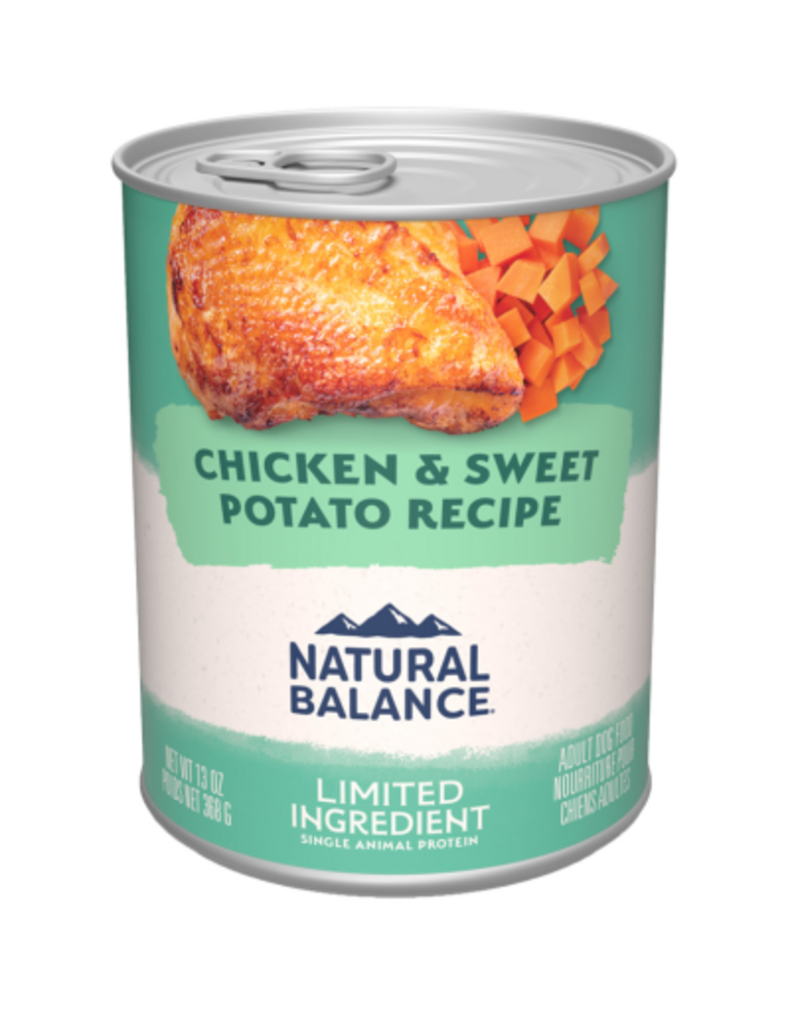 Natural Balance Natural Balance L.I.D. Canned Wet Dog Food, Grain Free Chicken & Sweet Potato - 13 oz, CASE OF 12