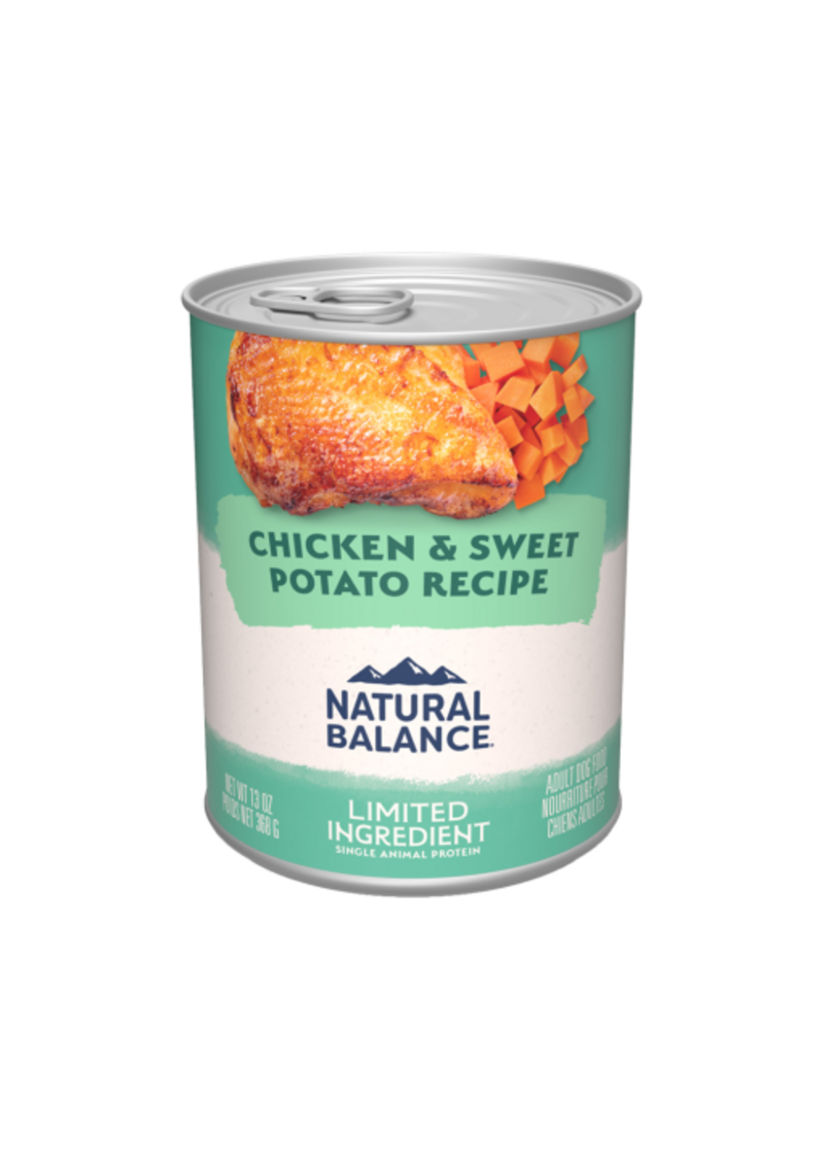 Natural Balance Natural Balance L.I.D. Canned Wet Dog Food, Grain Free Chicken & Sweet Potato - 13 oz, CASE OF 12