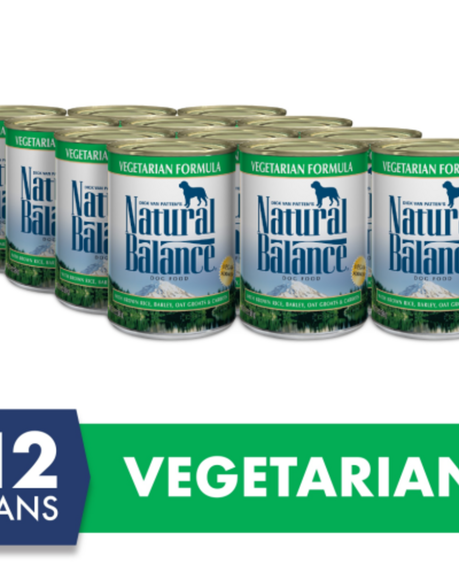 Natural Balance Natural Balance Ultra Wet Canned Dog Food, Vegetarian - 13 oz, Case of 12