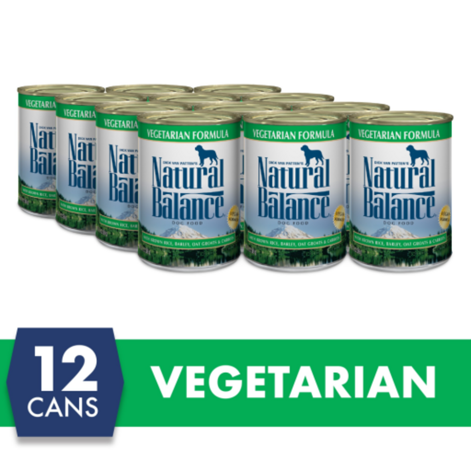 Natural Balance Natural Balance Ultra Wet Canned Dog Food, Vegetarian - 13 oz, Case of 12