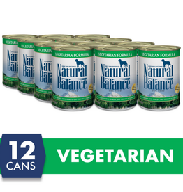 Natural Balance Natural Balance Ultra Wet Canned Dog Food, Vegetarian - 13 oz, Case of 12