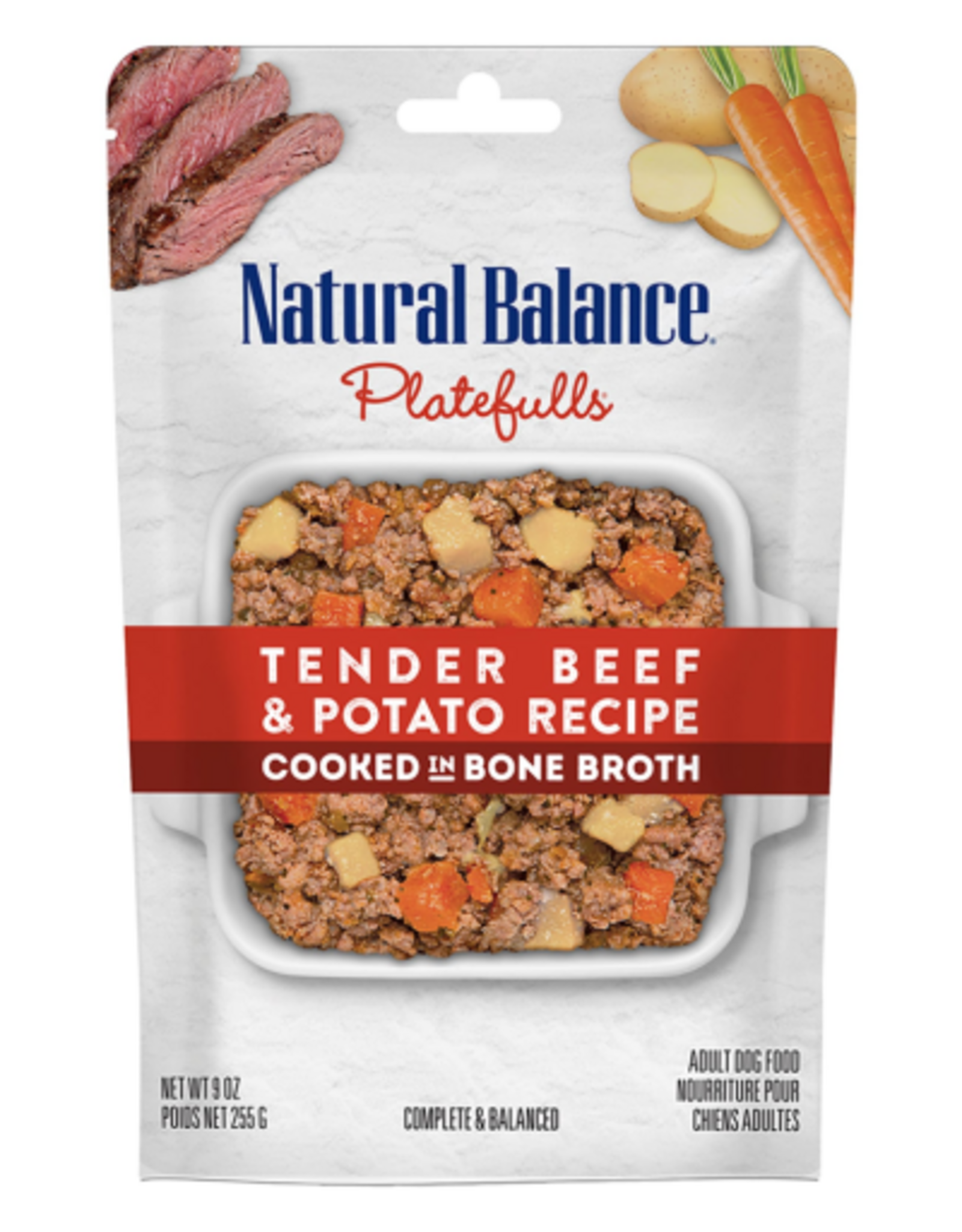 Natural Balance Natural Balance Platefulls Tender Beef & Potato Recipe Wet Dog Food 9 oz.
