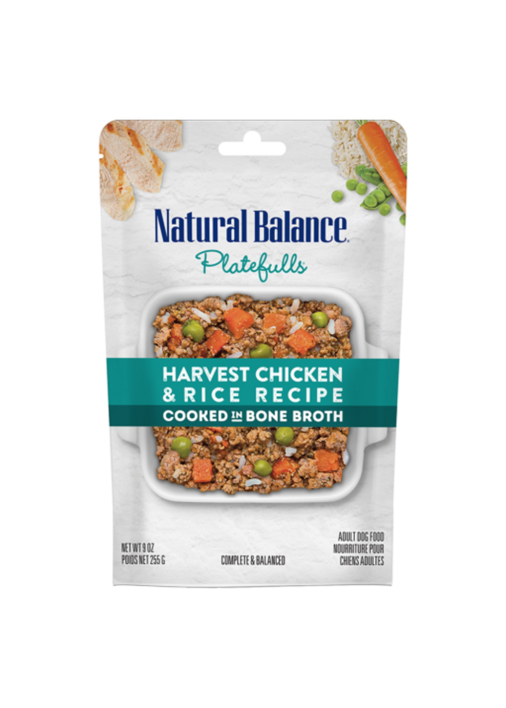 Natural Balance Natural Balance Platefulls Harvest Chicken & Rice Recipe Wet Dog Food 9 oz.