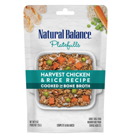 Natural Balance Natural Balance Platefulls Harvest Chicken & Rice Recipe Wet Dog Food 9 oz.