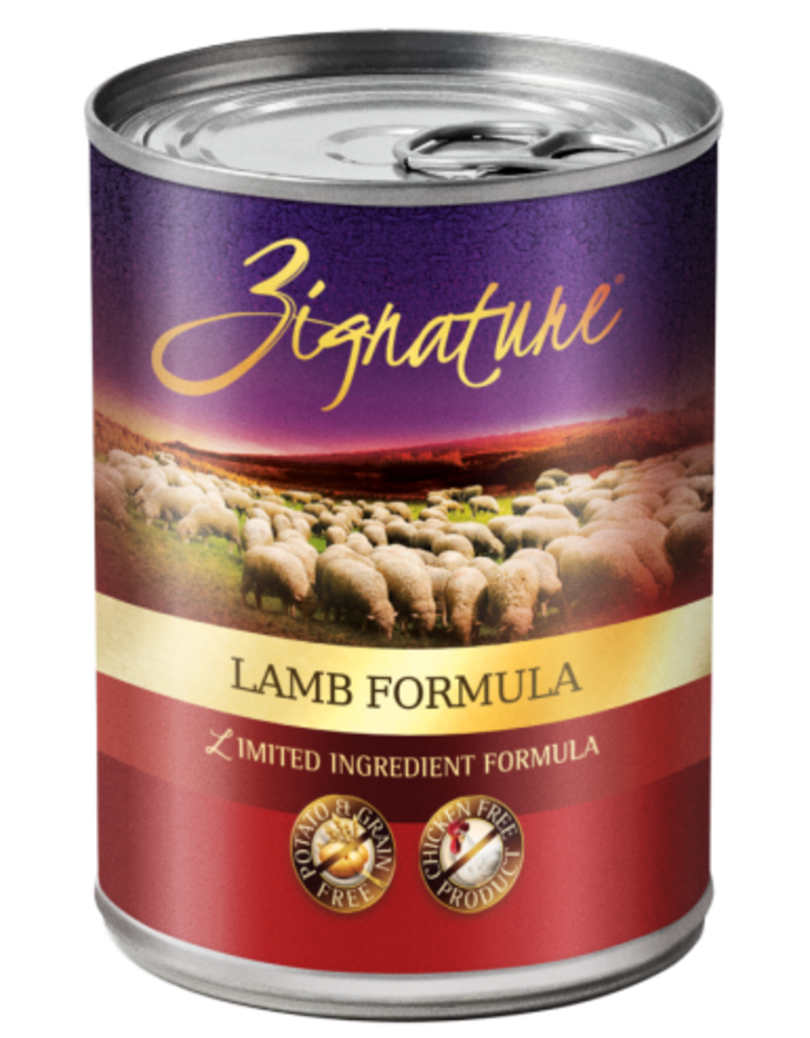 Zignature Zignature Lamb Limited Ingredient Grain-Free Canned Wet Dog Food - 13 oz, Case of 12