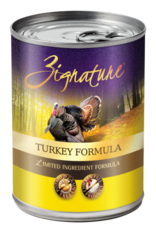 Zignature Zignature Turkey Grain-Free Canned Wet Dog Food - 13 oz, Case of 12