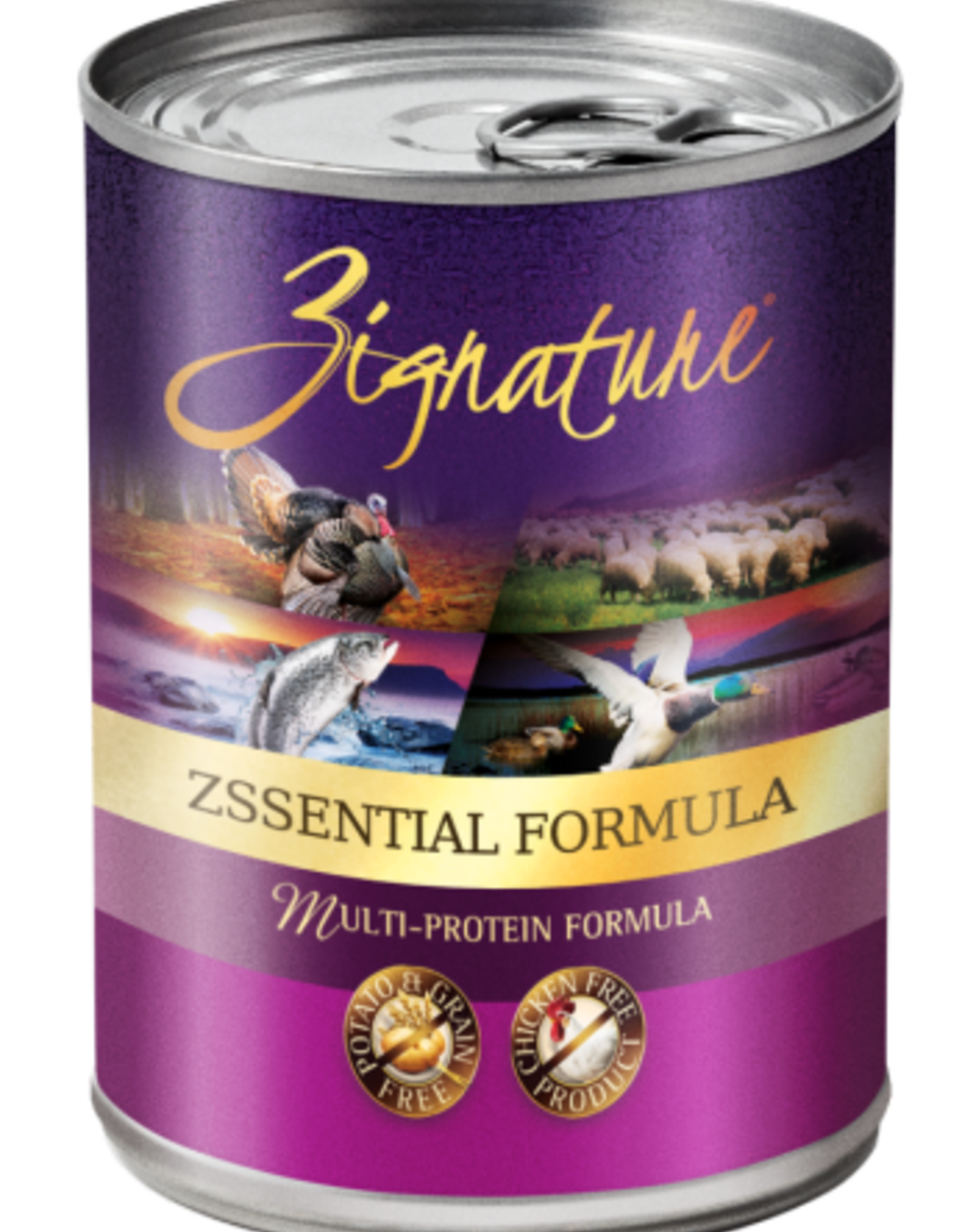 Zignature Zignature Grain-Free Zssential Multi-Protein Formula Canned Wet Dog Food - 13 Oz, Case of 12