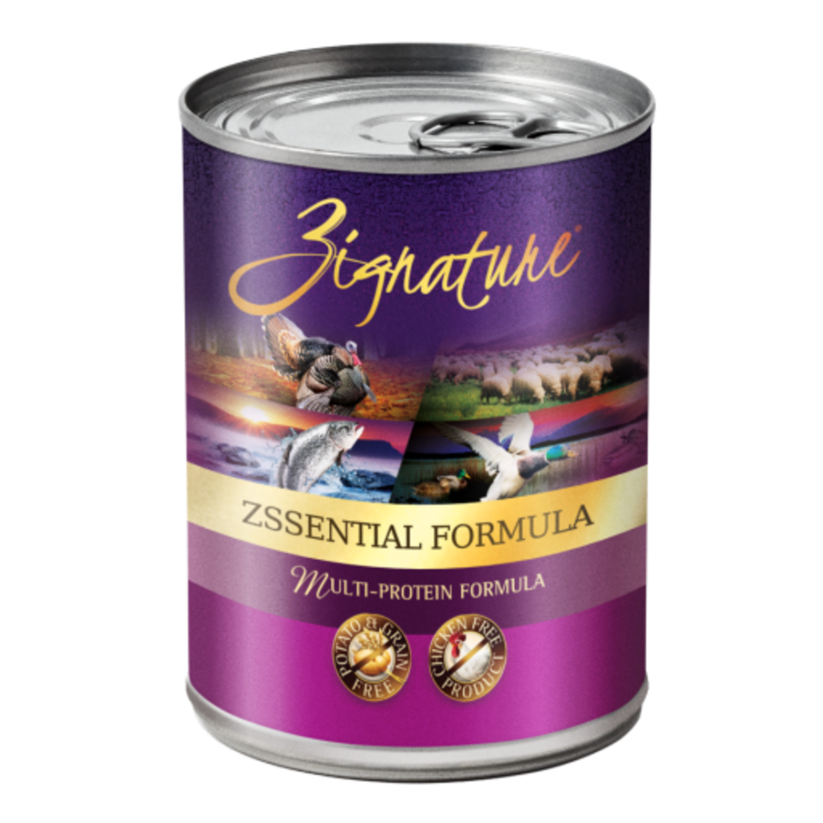 Zignature Zignature Grain-Free Zssential Multi-Protein Formula Canned Wet Dog Food - 13 Oz, Case of 12