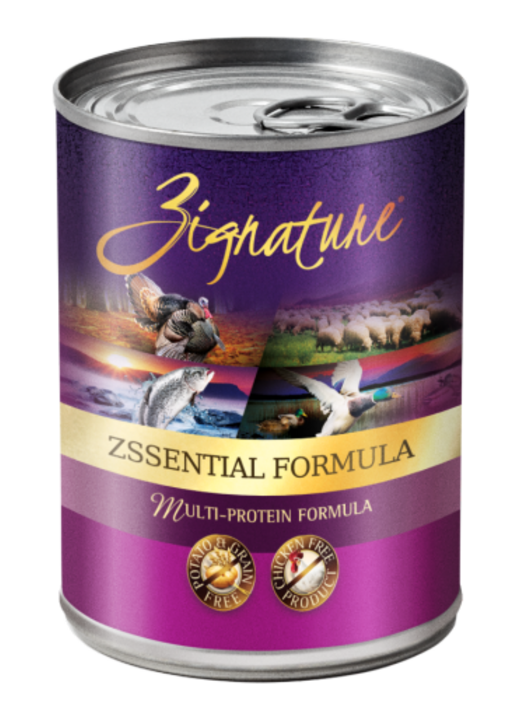 Zignature Zignature Grain-Free Zssential Multi-Protein Formula Canned Wet Dog Food - 13 Oz, Case of 12