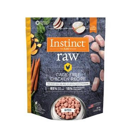 Instinct Instinct Frozen Raw Bites Grain-Free Cage-Free Chicken Recipe Dog Food, 6-lb Bag