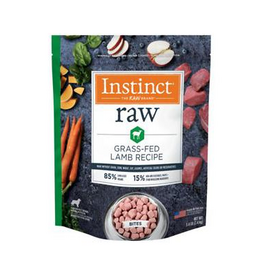 Instinct Instinct Frozen Raw Bites Grain-Free Grass-Fed Lamb Recipe Dog Food, 5.4 lbs.