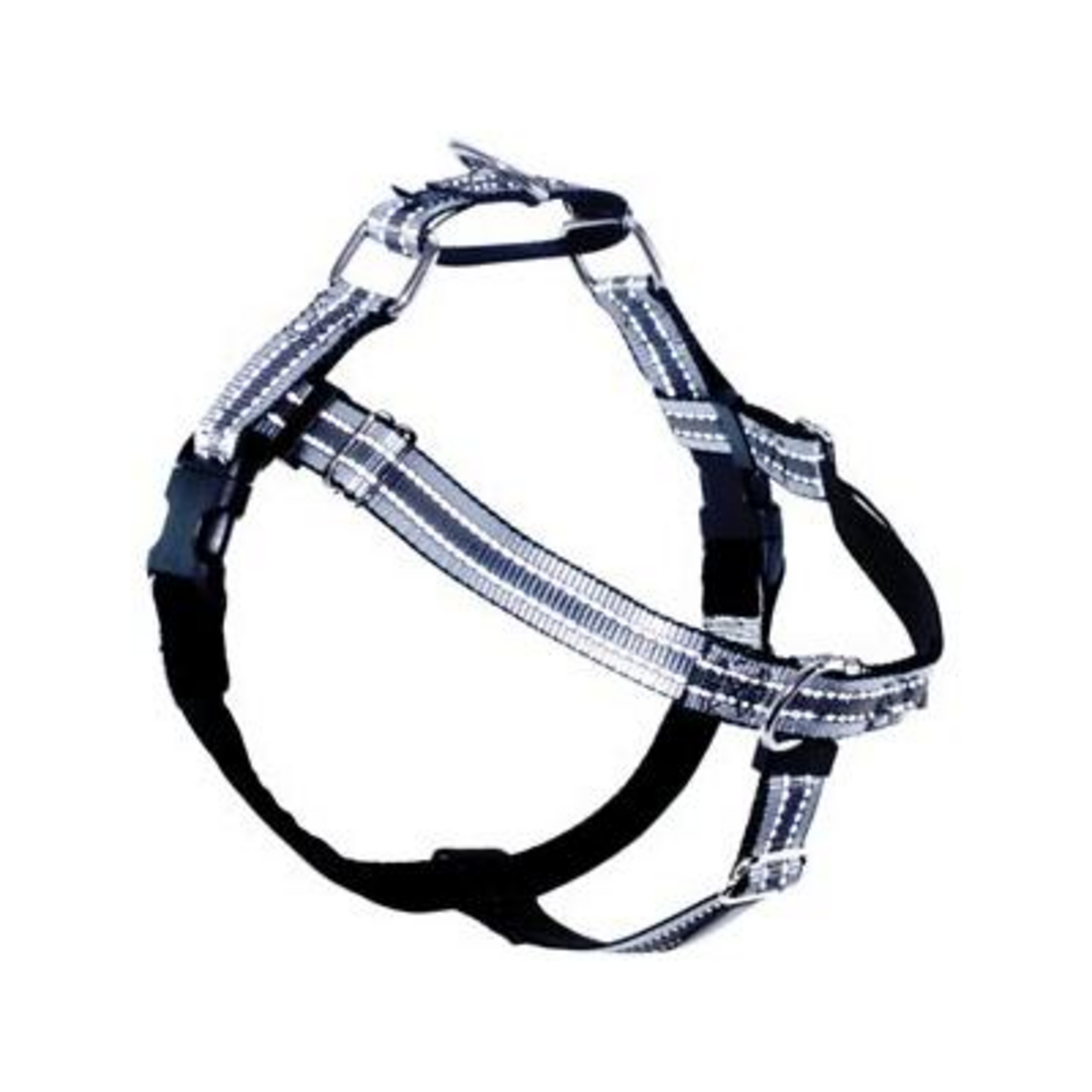 2 Hounds Design 2 Hounds Design Freedom No Pull Nylon Reflective Dog Harness - Black, Large: 26 to 32-in Chest