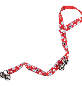 Coastal Pet Products Coastal Advance Dog Potty Training Bells, Pawprints, Red