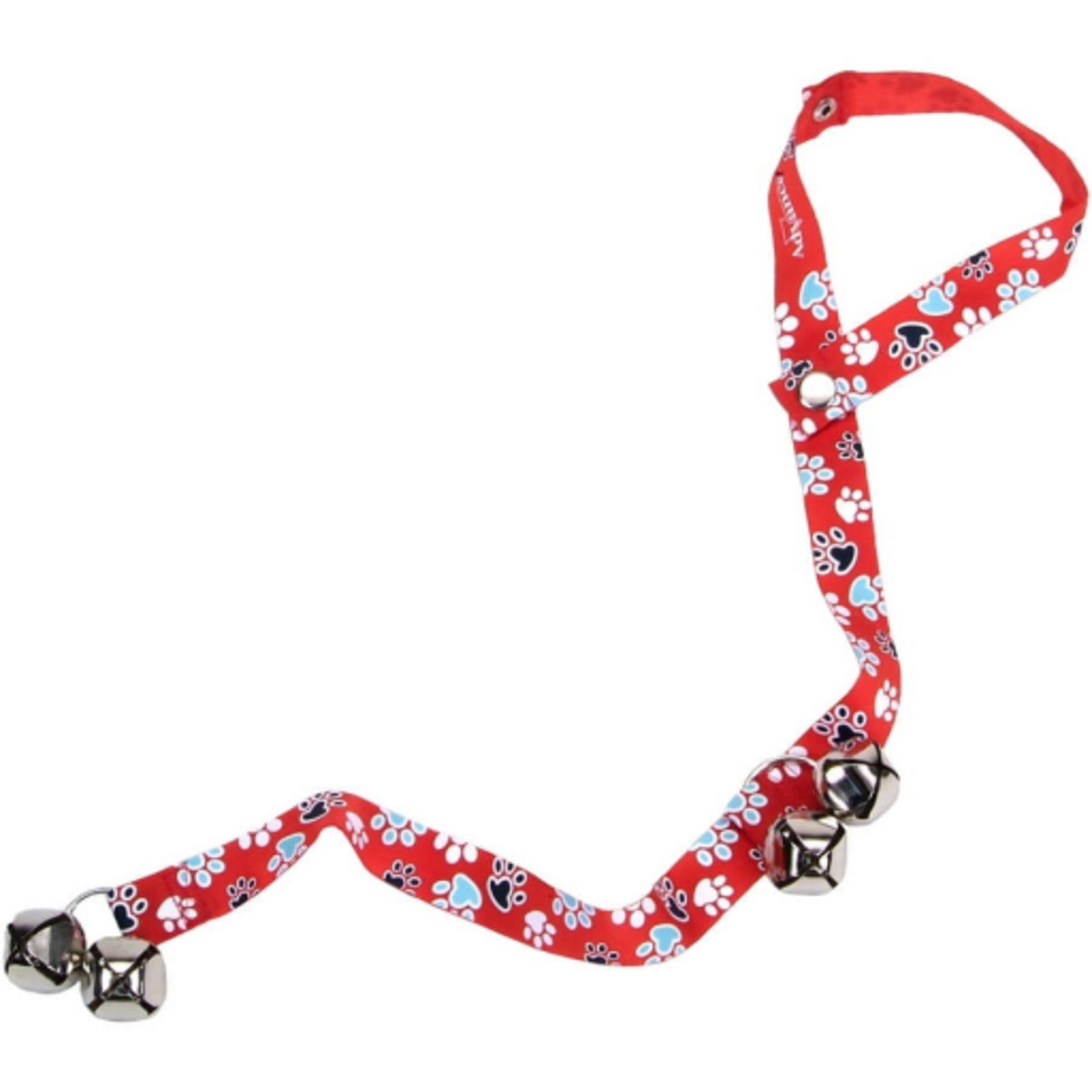 Coastal Pet Products Coastal Advance Dog Potty Training Bells, Pawprints, Red