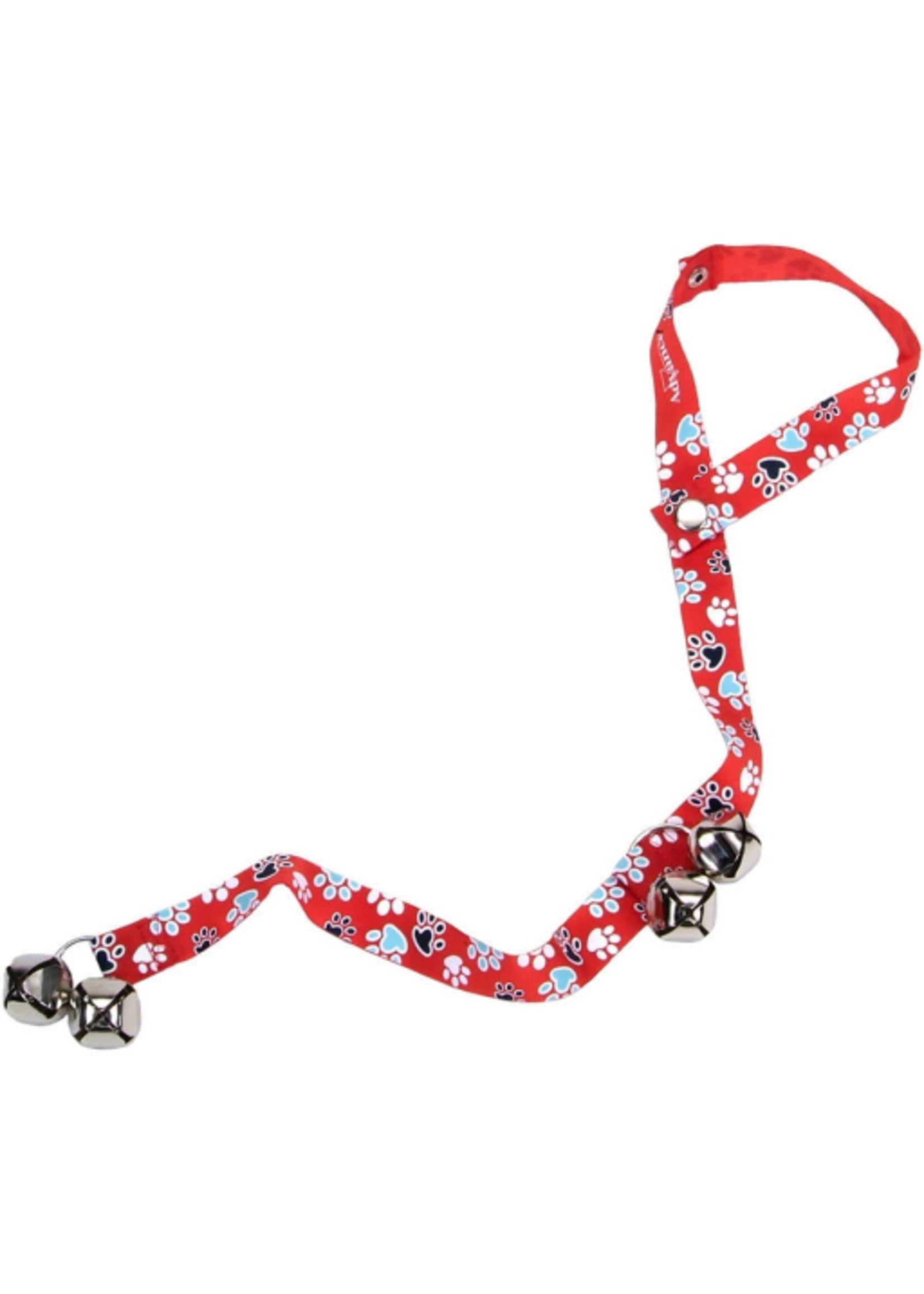 Coastal Pet Products Coastal Advance Dog Potty Training Bells, Pawprints, Red