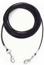 Coastal Pet Products Coastal Poly Tie Out for Petite Dog BLACK 15 FT