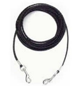 Coastal Pet Products Coastal Poly Tie Out for Petite Dog BLACK 15 FT