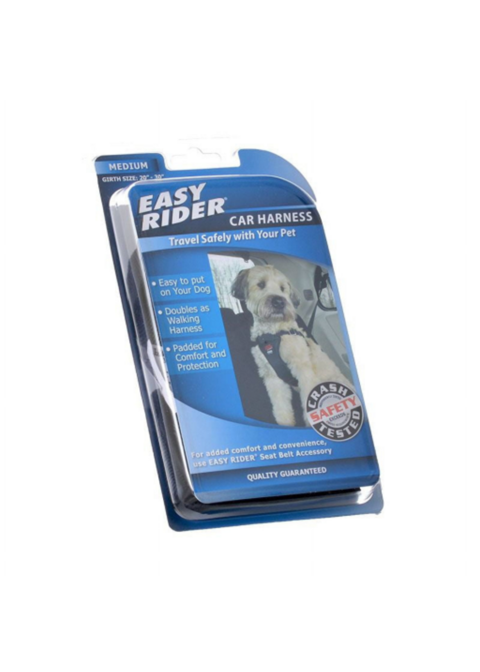 Coastal Pet Products Coastal Easy Rider Adjustable Dog Car Harness - Black, Medium