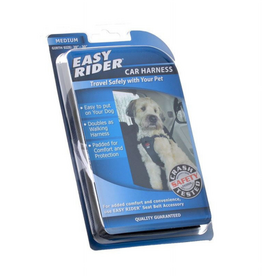 Coastal Pet Products Coastal Easy Rider Adjustable Dog Car Harness - Black, Medium