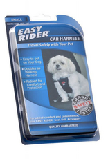 Coastal Pet Products Coastal Easy Rider Adjustable Dog Car Harness - Black, Small