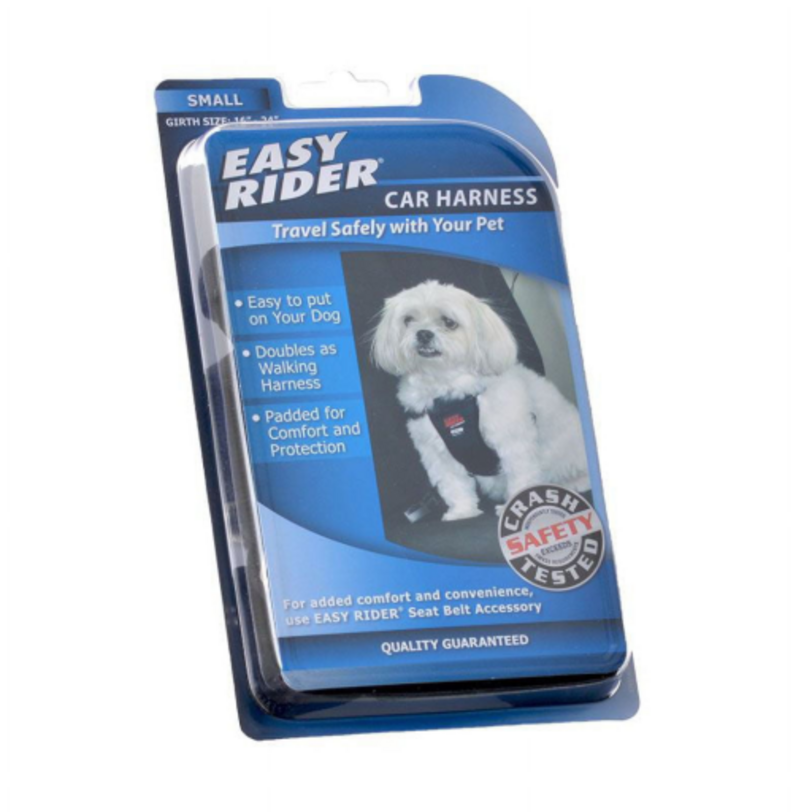 Coastal Pet Products Coastal Easy Rider Adjustable Dog Car Harness - Black, Small