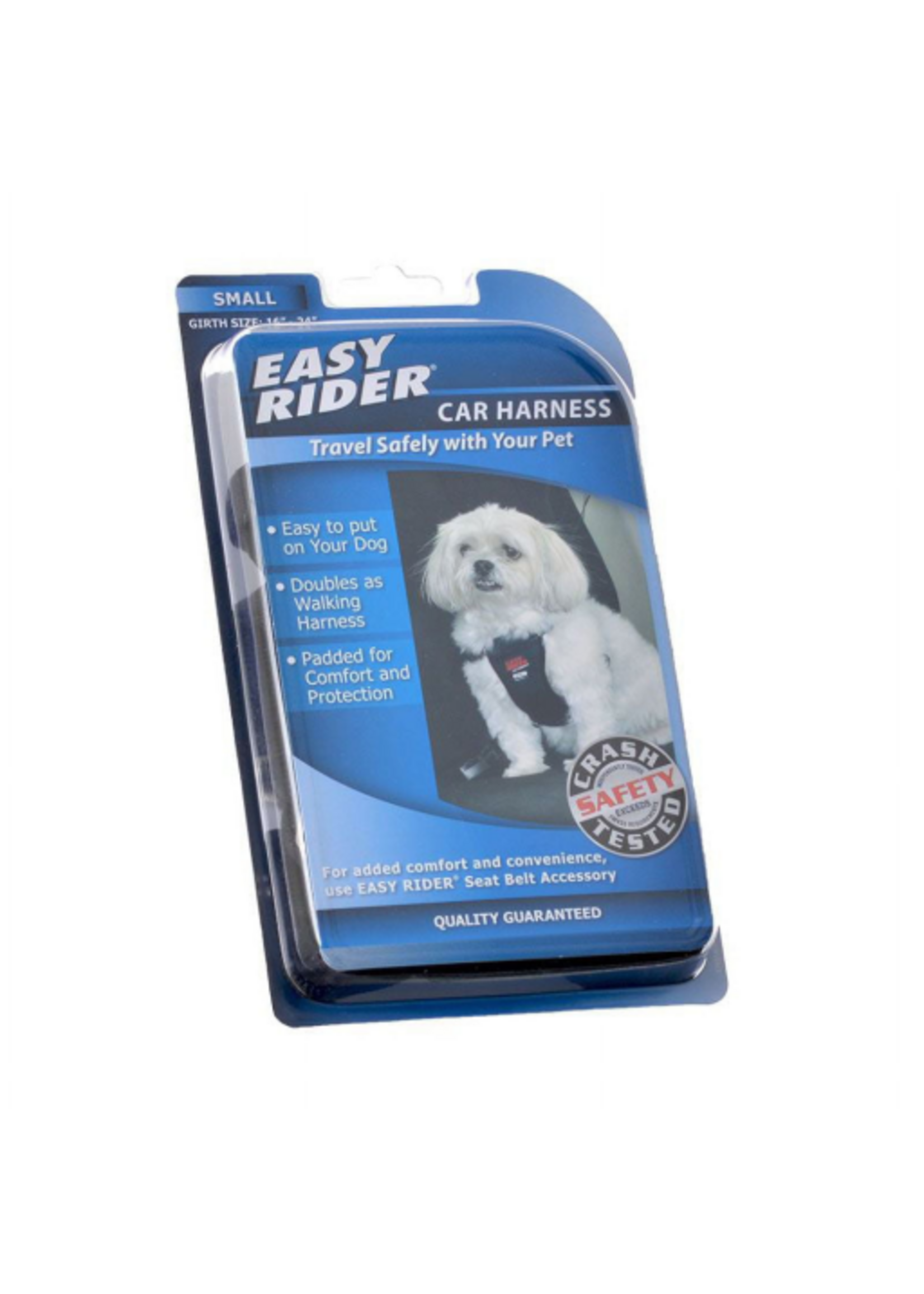 Coastal Pet Products Coastal Easy Rider Adjustable Dog Car Harness - Black, Small