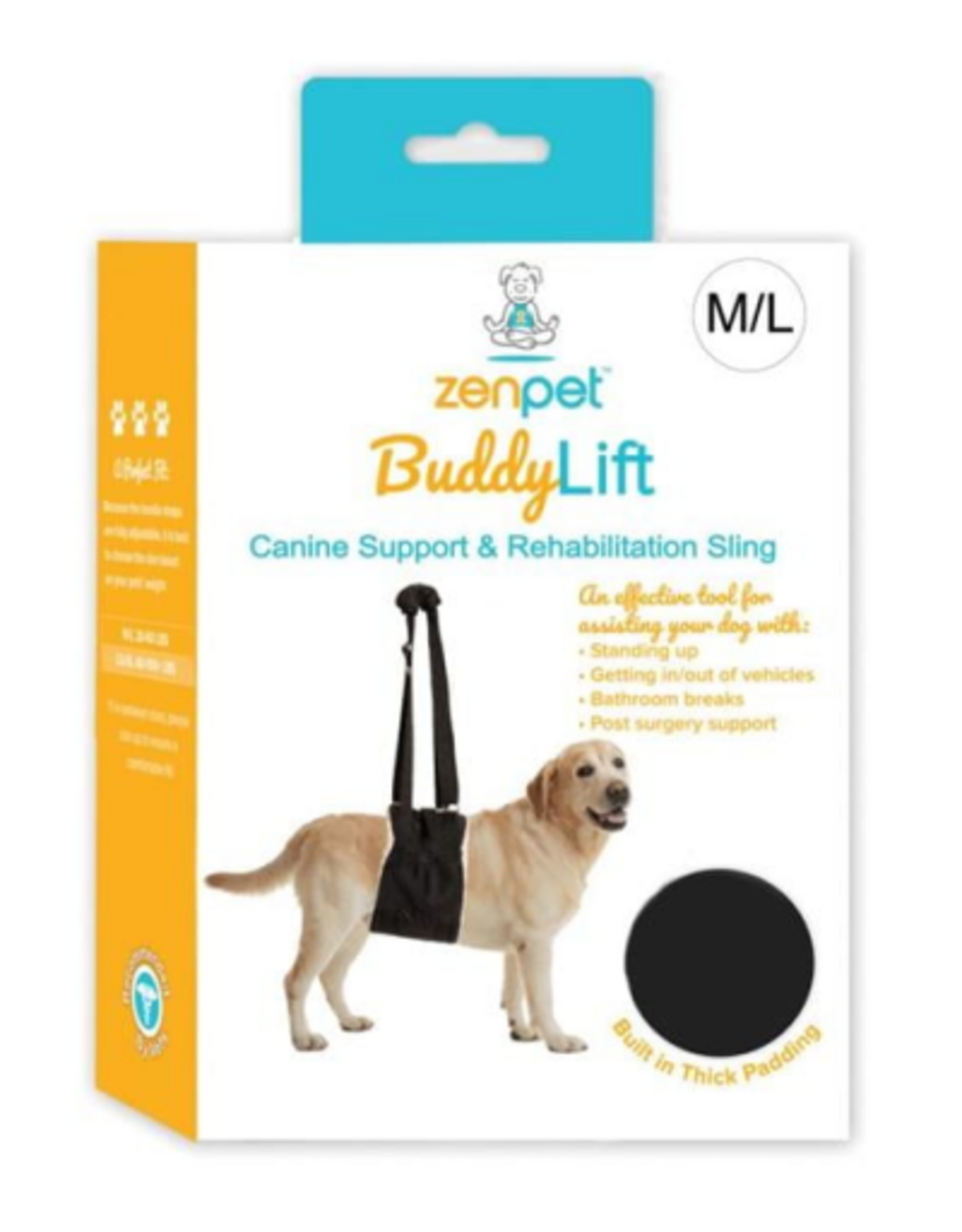 ZenPet Buddy Lift Canine Support & Rehabilitation Sling - Medium & Large