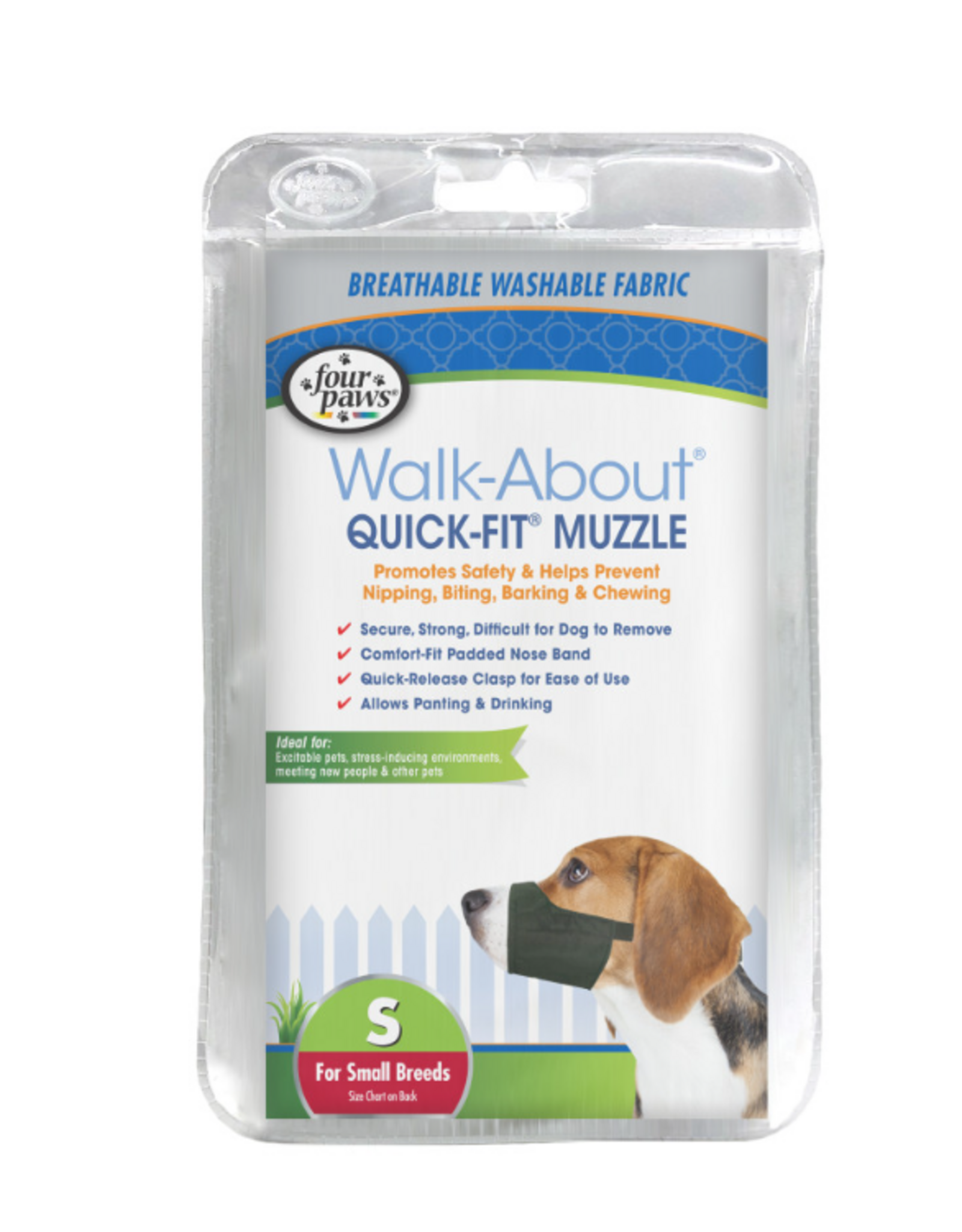 Four Paws Four Paws Quick Fit Dog Muzzle Size #2 - Fits 5.5"  Snout