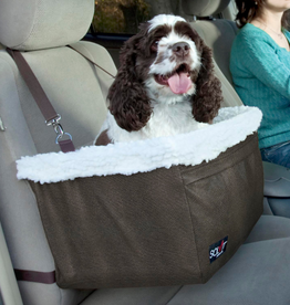 PetSafe PetSafe Happy Ride Booster Seat for Dogs Up to 25 lb  Cozy and Adjustable  Brown