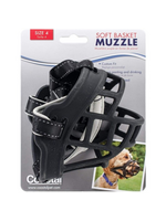 Coastal Pet Products Coastal Soft Basket Muzzle for Dogs - Black, Size 4