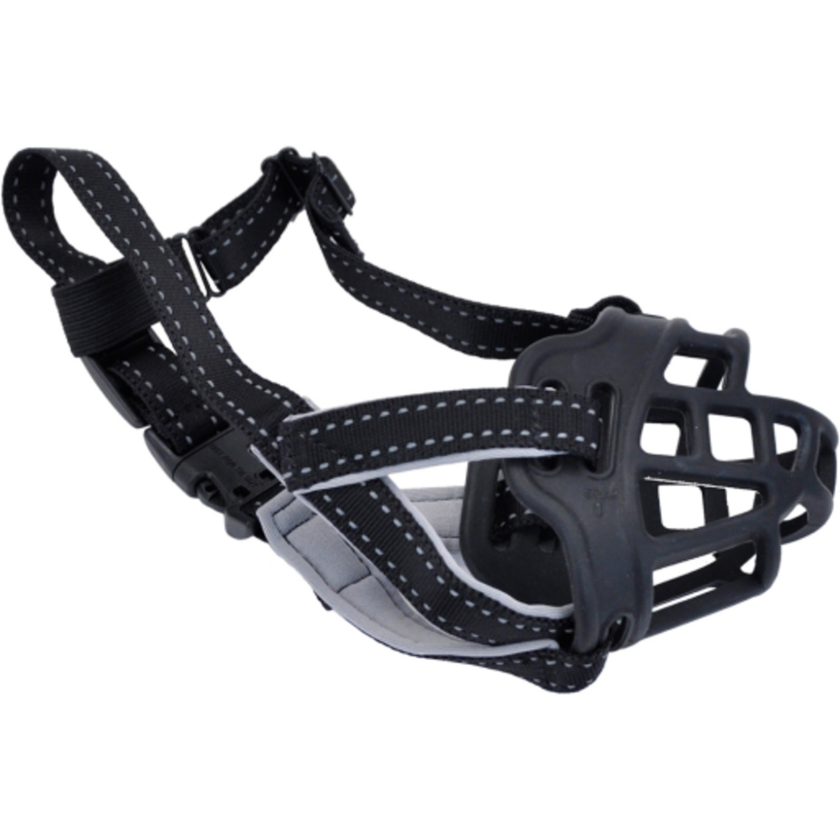Coastal Pet Products Coastal Soft Basket Muzzle for Dogs - Black, Size 2