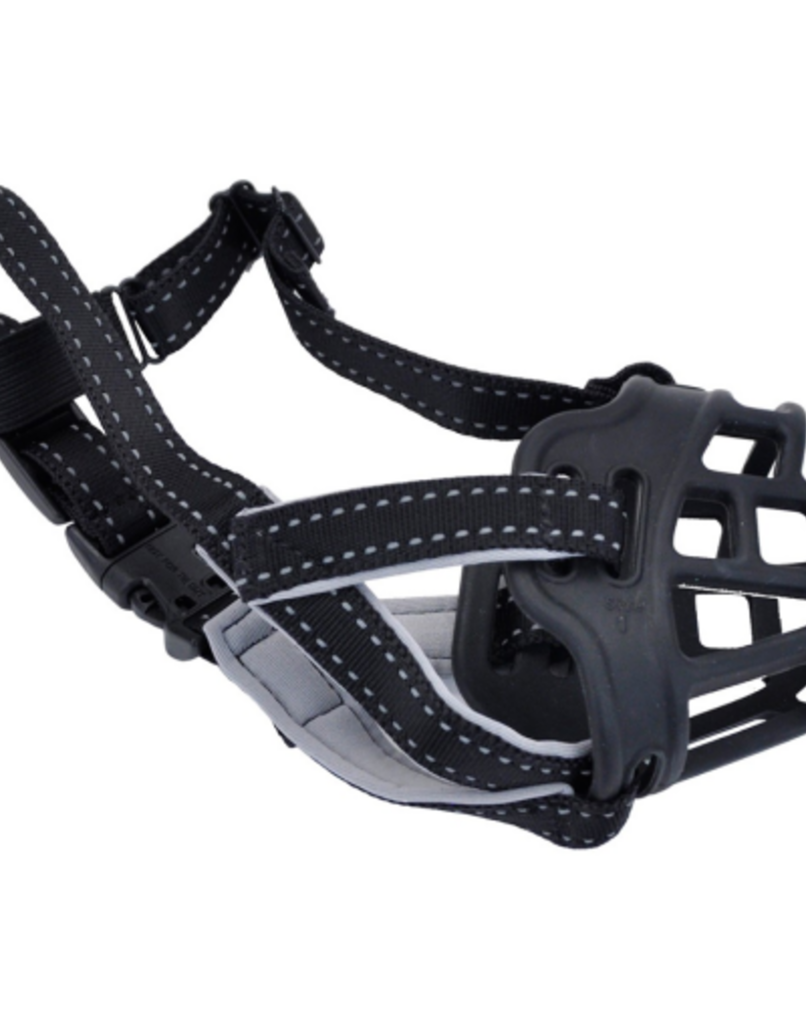 Coastal Pet Products Coastal Soft Basket Muzzle for Dogs - Black, Size 1