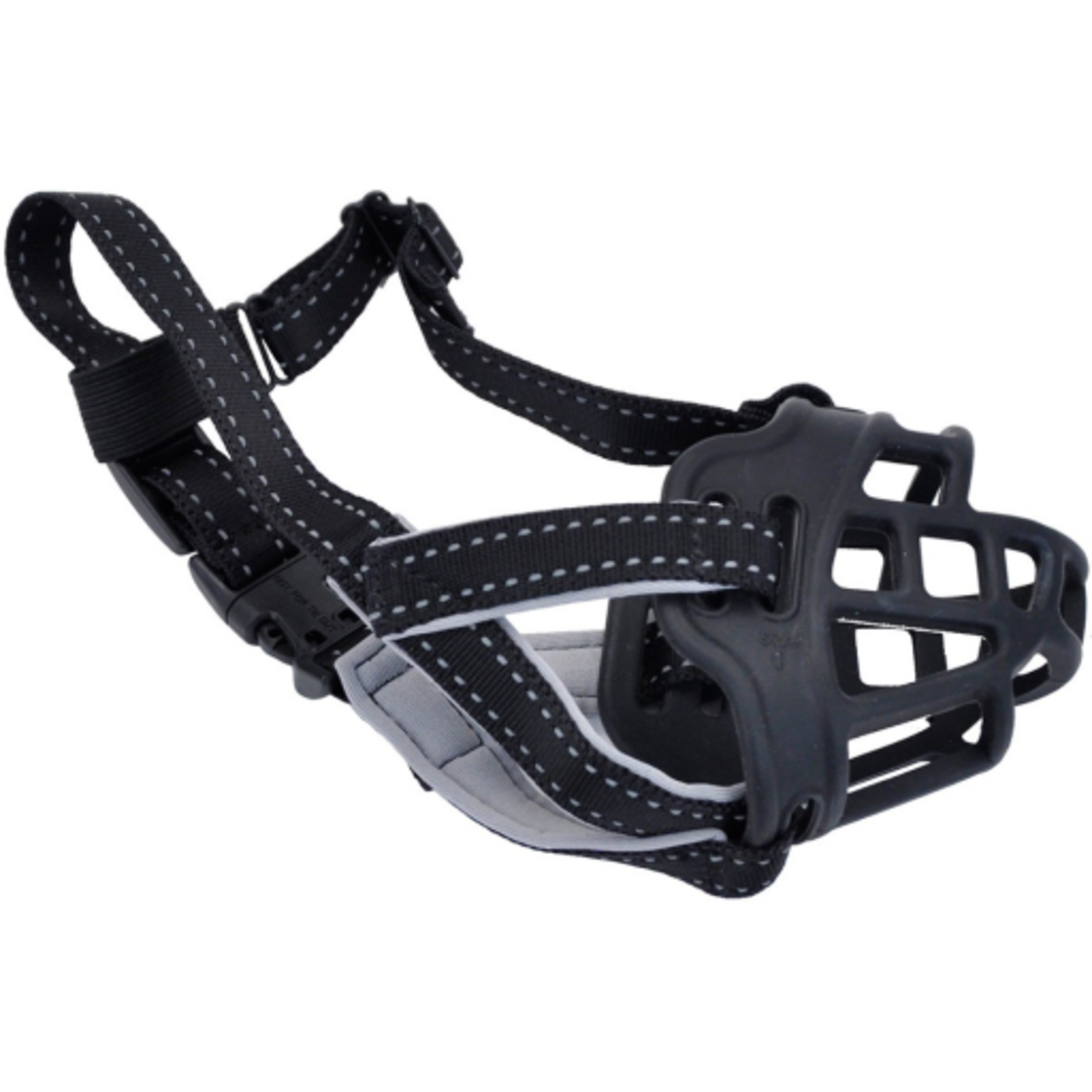 Coastal Pet Products Coastal Soft Basket Muzzle for Dogs - Black, Size 1