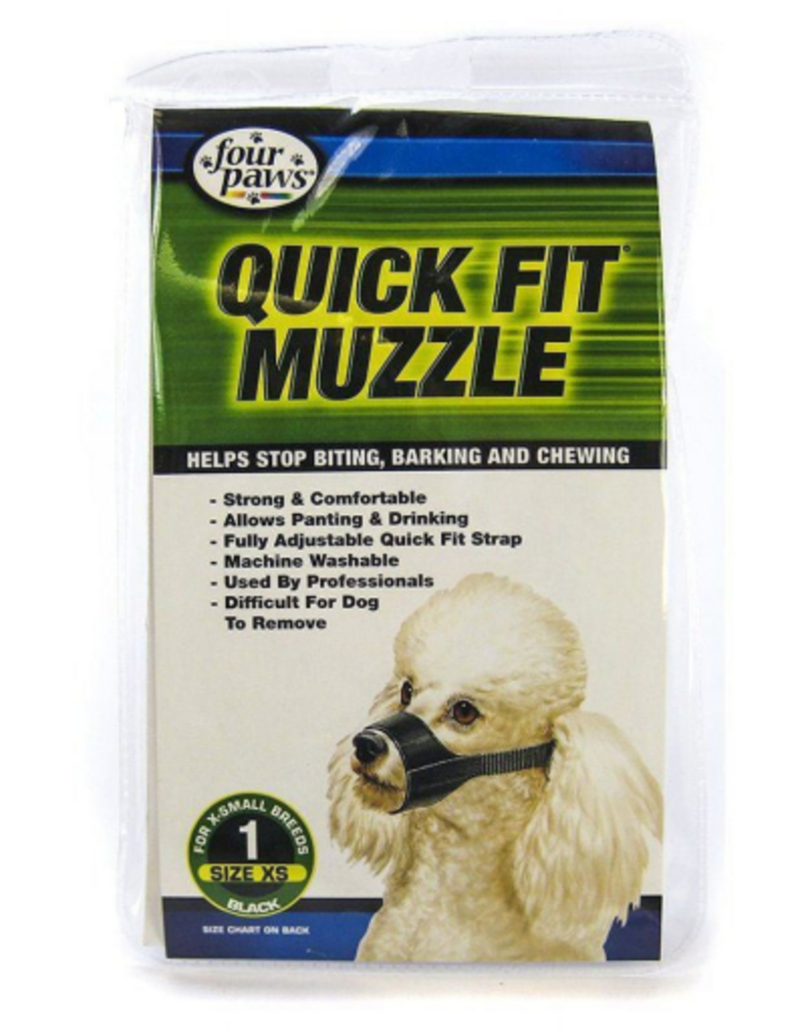 Four Paws Four Paws Quick Fit Dog Muzzle #1 - Black
