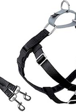 2 Hounds Design 2 Hounds Design Freedom No Pull Dog Harness & Leash - Black, 1" Extra Large 32-36"