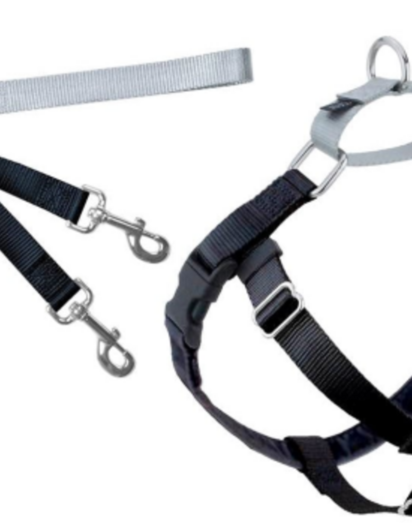 2 Hounds Design 2 Hounds Design Freedom No-Pull Dog Harness & Leash - 5/8", Extra Small, 14-20" Black