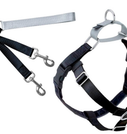 2 Hounds Design 2 Hounds Design Freedom No-Pull Dog Harness & Leash - 5/8", Extra Small, 14-20" Black