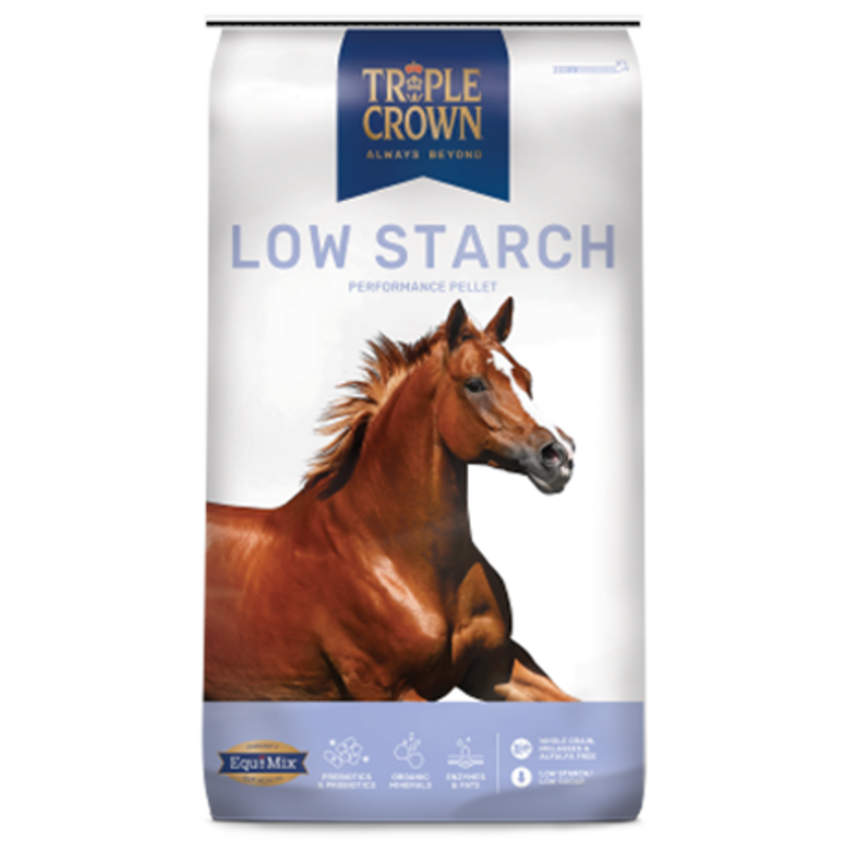 Triple Crown Triple Crown Low Starch Horse Feed - 50 lb