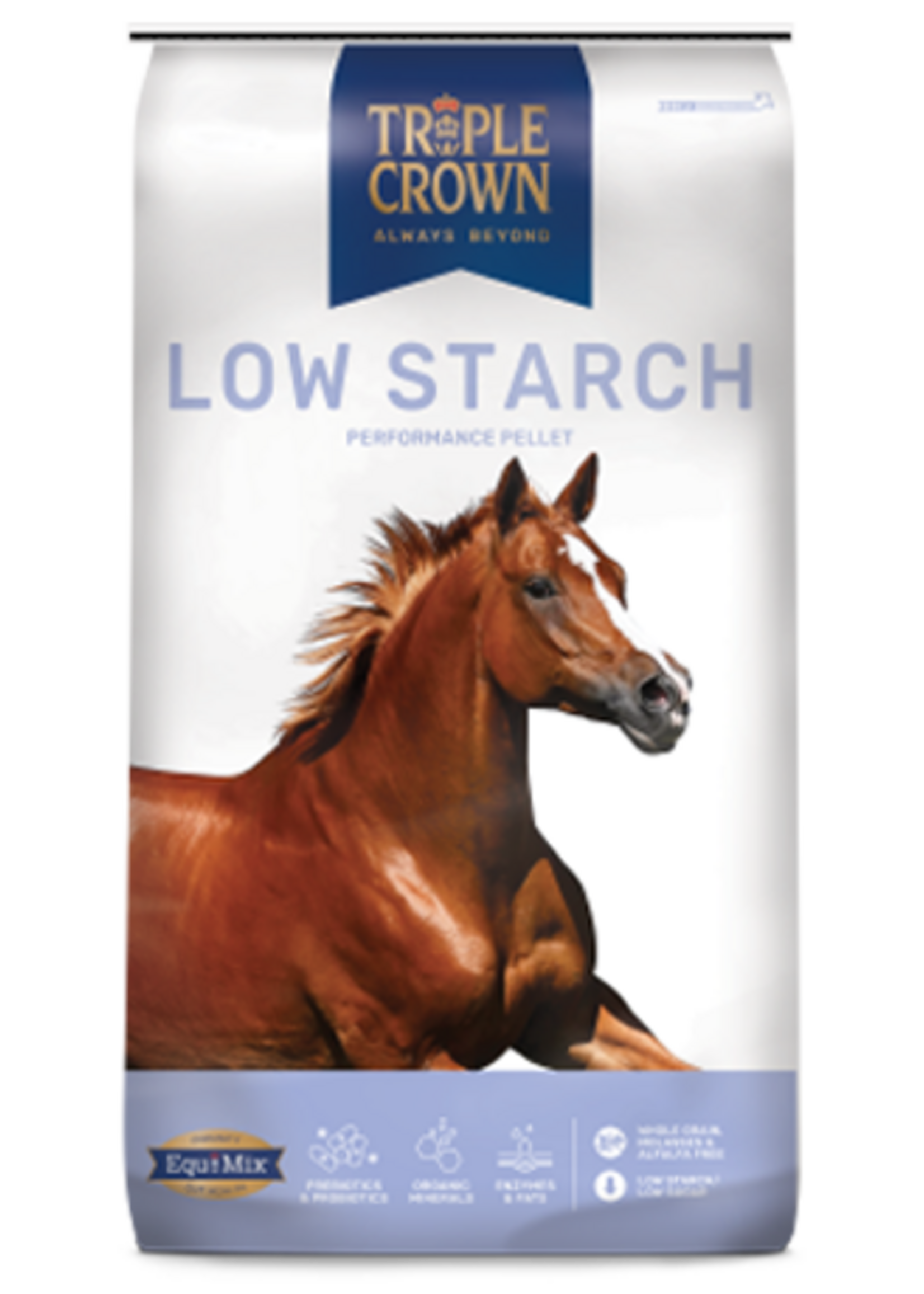 Triple Crown Triple Crown Low Starch Horse Feed - 50 lb
