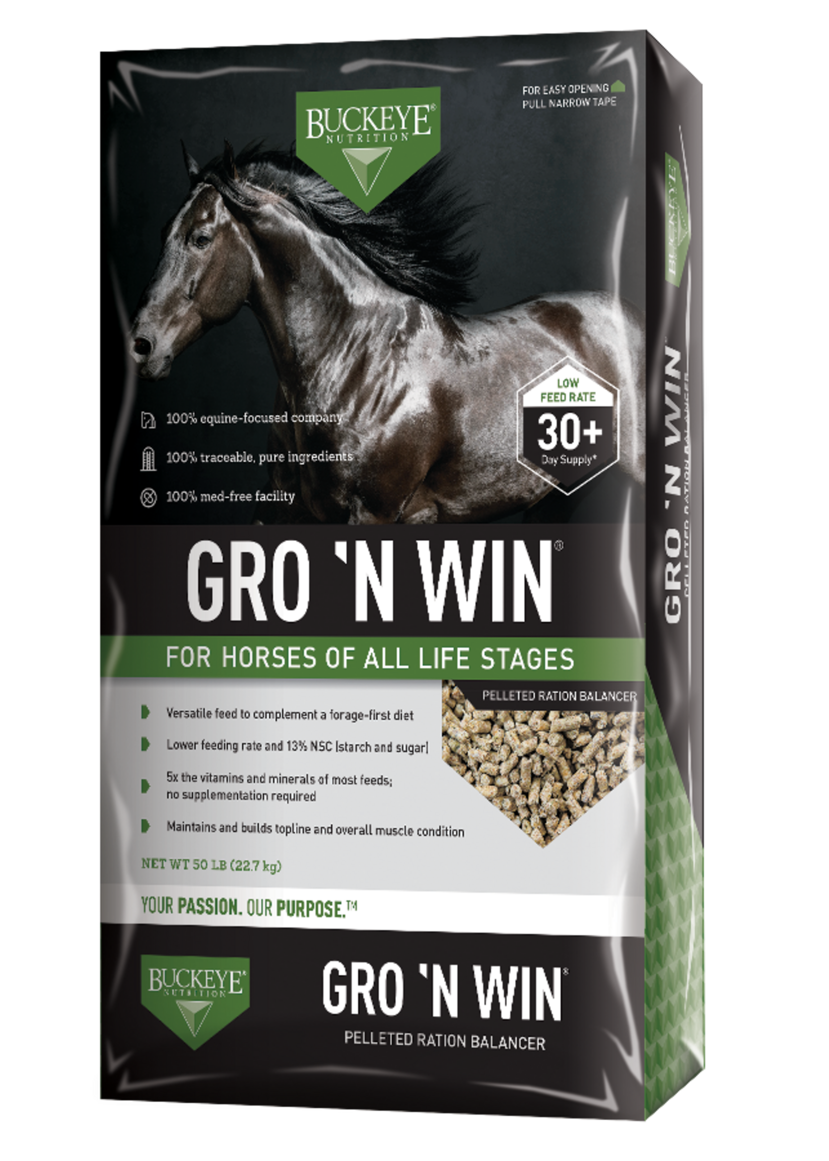 Buckeye Buckeye Gro 'N Win 32% Pelleted Ration Balancer - 50 lb