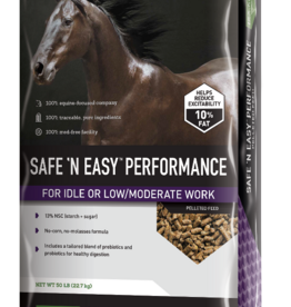 Buckeye Buckeye Safe 'N Easy Performance Pelleted Horse Feed - 50 lb