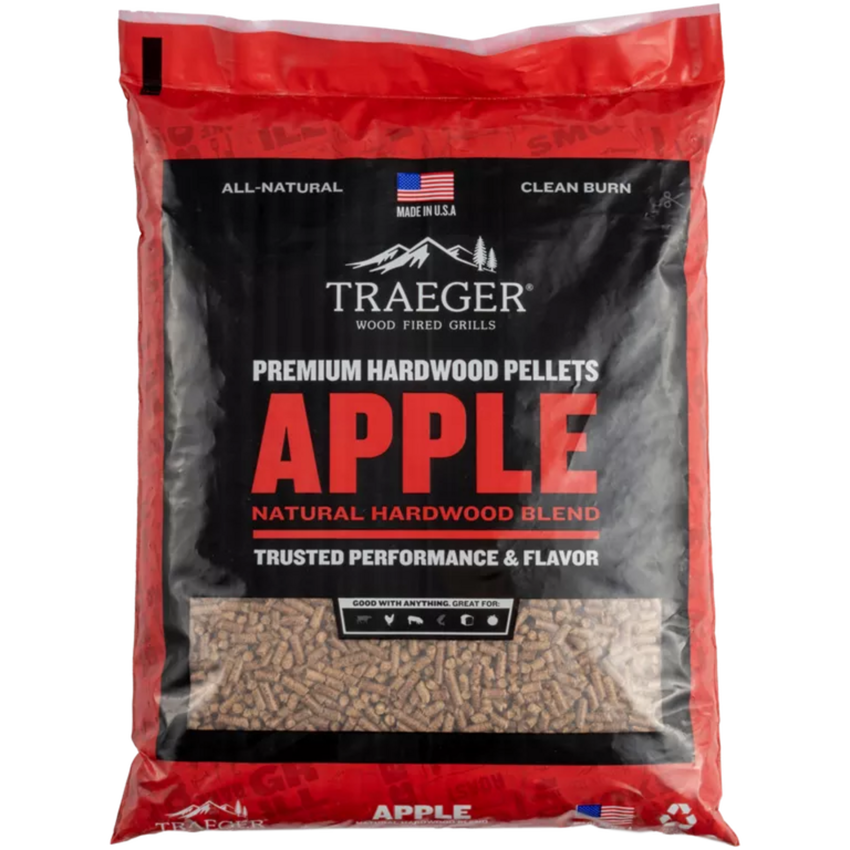 Traeger Grill TRAEGER APPLE PELLETS (20LB)