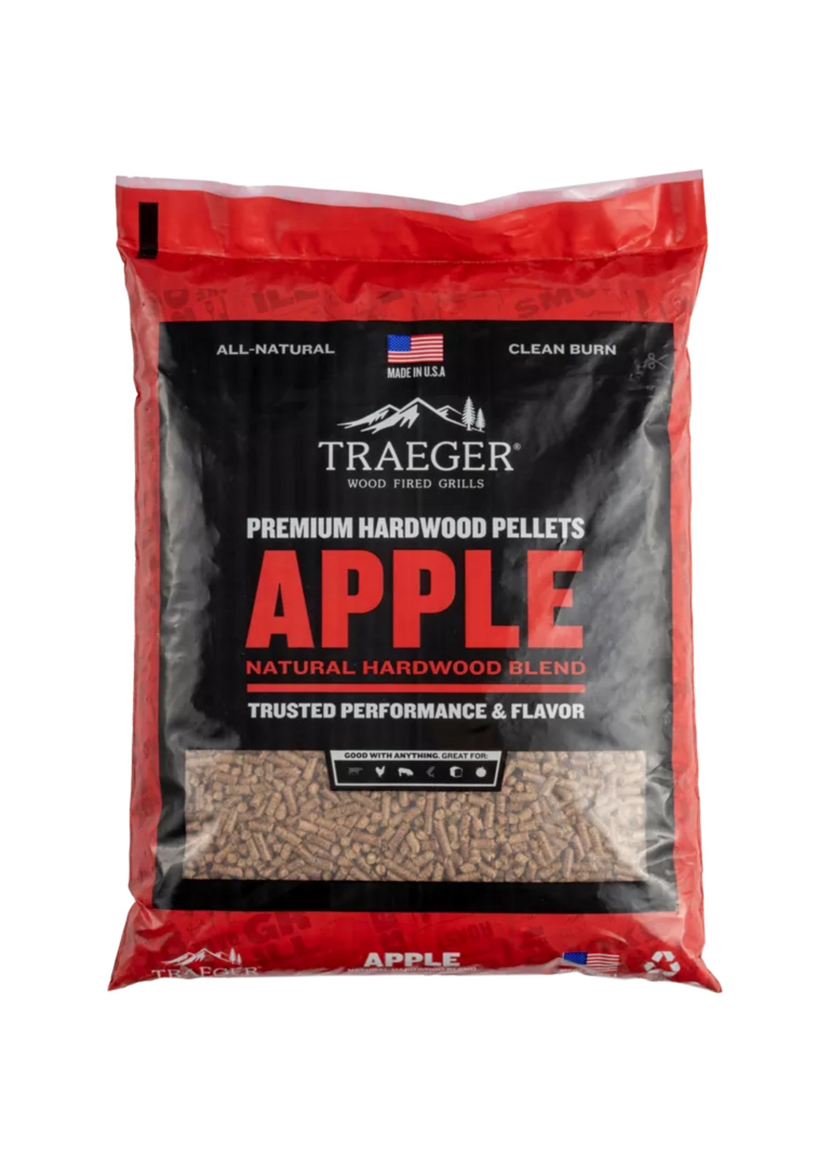 Traeger Grill TRAEGER APPLE PELLETS (20LB)