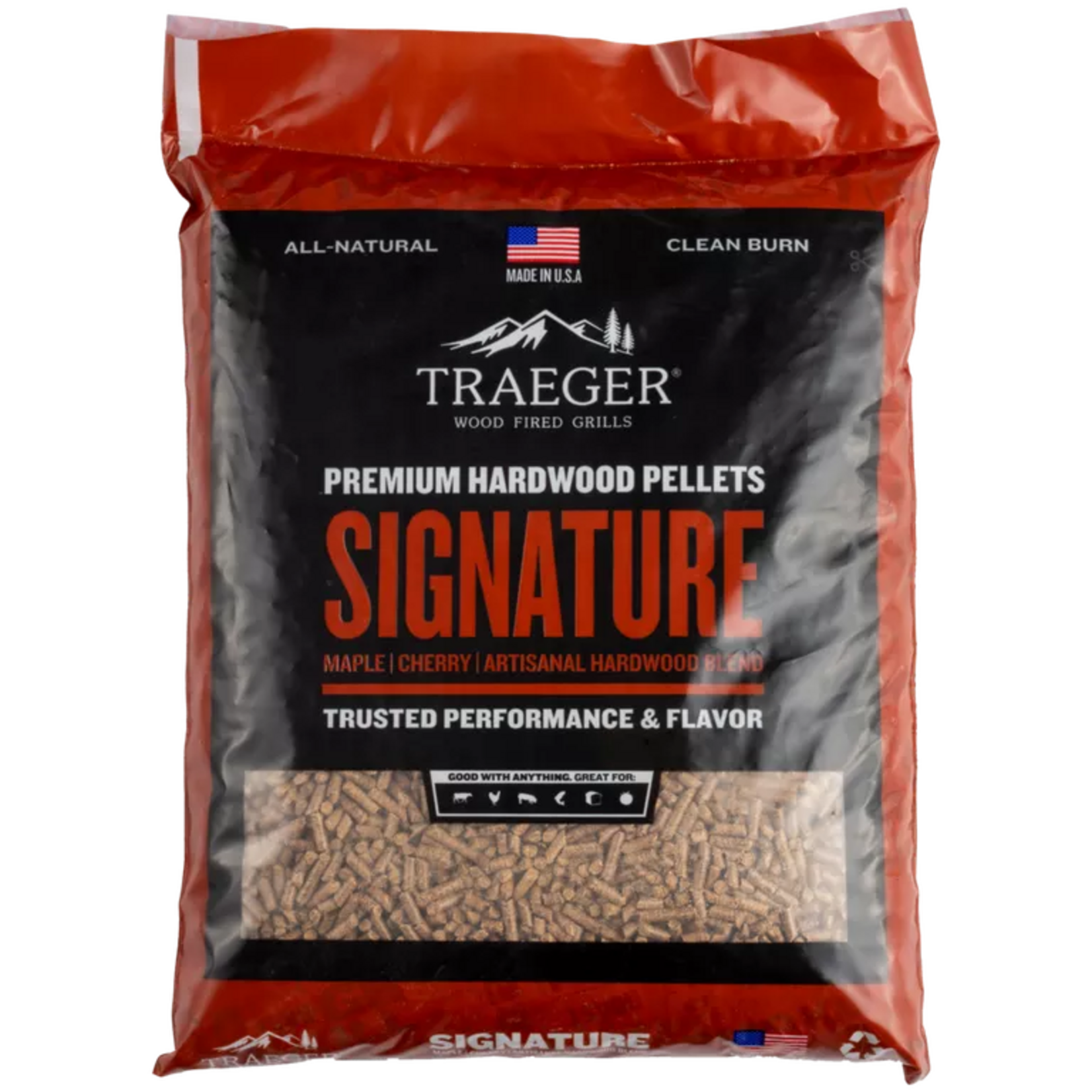 Traeger Grill SIGNATURE BLEND PELLETS (20LB BAG)
