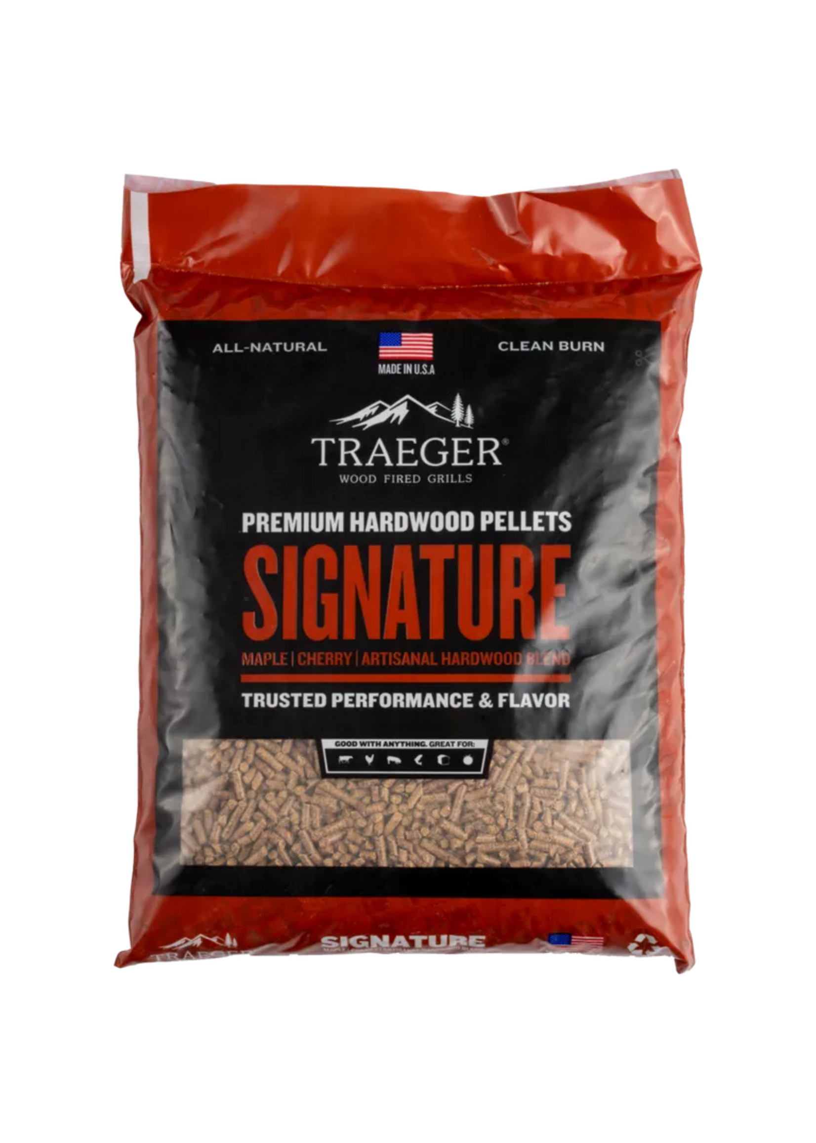Traeger Grill SIGNATURE BLEND PELLETS (20LB BAG)