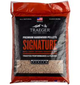 Traeger Grill SIGNATURE BLEND PELLETS (20LB BAG)