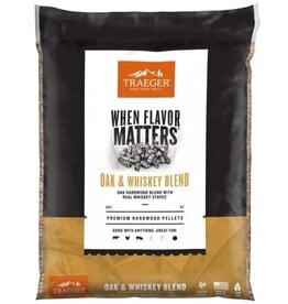 Traeger Grill Oak and Whiskey BLEND PELLETS (20LB BAG)