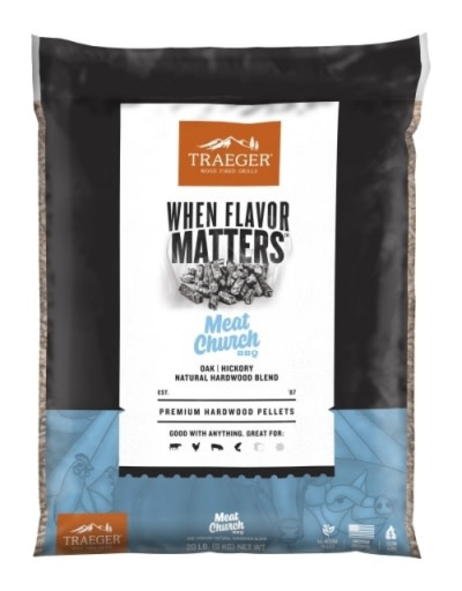 Traeger Grill MEAT CHURCH CORE BLEND (20LB)