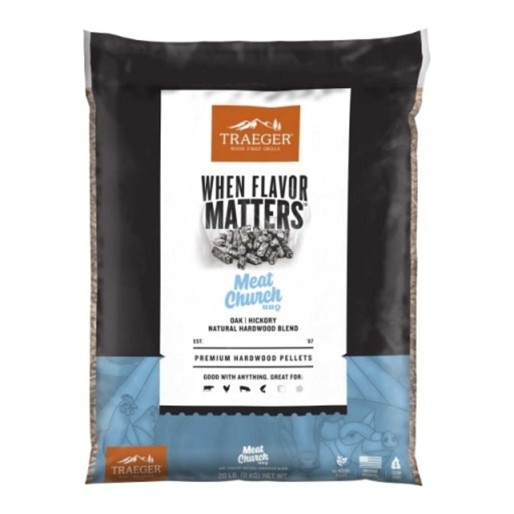 Traeger Grill MEAT CHURCH CORE BLEND (20LB)